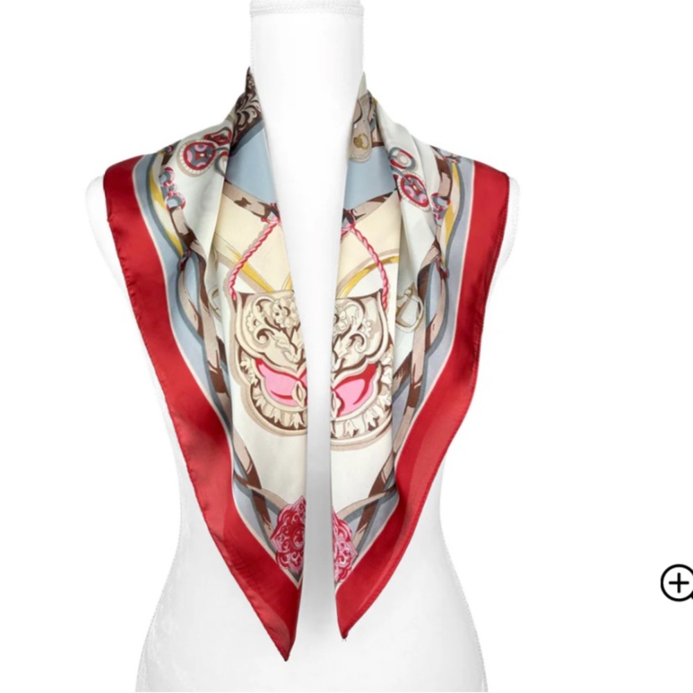 Nwt Scarfhaus Mili Silky Square Scarf
